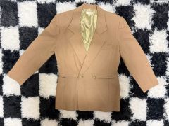 SavileRow×英・Eトーマス生地 ハウンドトゥースジャケット AB7 美品 
