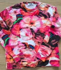 MSGM フラワーパータン スウェットTシャツのサムネイル