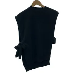 【中古】　AZUL BY MOUSSY　ベスト　レイヤード　ノースリーブ　リブニット　無地　古着　/2403