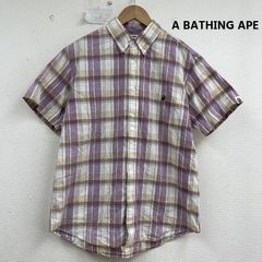 a bathing ape 90s 初期三角タグ マドラスチェックシャツ - メルカリ