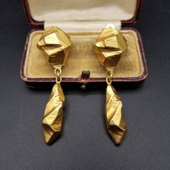アンティーク 金蒔絵 ピアス 12 笄 簪 櫛 かんざし 本鼈甲 骨董 