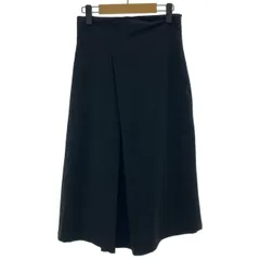 【中古】　AZUL by moussy　フレアスカート　ロング丈　無地　サイドジップ　バックリボン　古着　/2406のサムネイル
