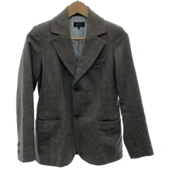 【中古】　A.P.C.　テーラードジャケット　ウールジャケット　シングルボタン　ヘリンボーン　古着　/1587のサムネイル