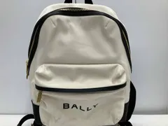 BALLY バリー デイパック リュック キャンバス レザー コンビ レザー