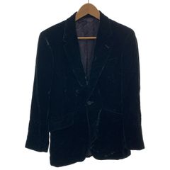 美品 Paul Smith ベロア 花柄 シルク テーラードジャケット ブラウン 