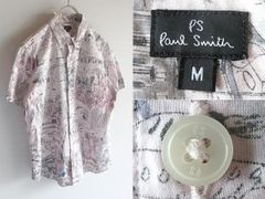美品】 ポールスミス 半袖シャツ 花柄 総柄 M 日本製 - メルカリ