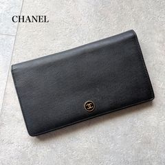極美品✨CHANEL 長財布 ココマーク カメリア ギャランティカード 黒 箱