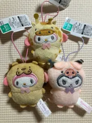 MR-02833  サンリオキャラクターズ どうぶつ着ぐるみマスコット【3種セット】