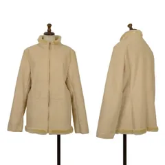 ソニアリキエルSONIA RYKIEL 裏アクリルファーシンセティックムートンブルゾン ベージュ40のサムネイル