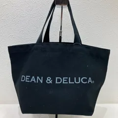 2406　 Dean & DeLuca　ディーンアンドデルーカ　トートバッグ　ミニバッグ　キャンバス　ブラック　黒　軽量　カジュアル　レディース