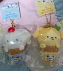 サンリオ もちパンダ アイスクリーム ポムポムプリン シナモロール マスコット キーホルダー まとめ