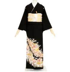 礼装用　黒留袖　束ね熨斗松竹梅鼓文　着物単品　【結婚式、披露宴などの祝い事に】旧レンタル商品