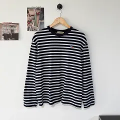 L メゾンキツネ ストライプ 長袖Tシャツのサムネイル