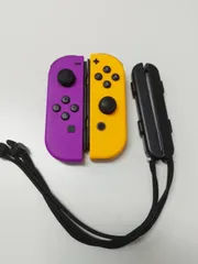 【良品】Nintendo Switch Joy-Con/ネオンパープル・オレンジ/コントローラー