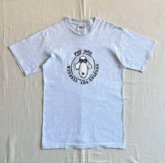 80s USA製 シングルステッチ アート Tシャツ ツートン ヴィンテージ 