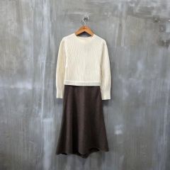 ビームス別注/日本製】ラコステ カノコ マーメイドワンピース グリーン