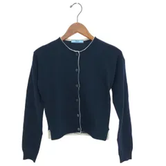 PRADA プラダ カーディガン サイズ:38 カシミヤ100％    ネイビー レディース / 240001200650