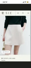SIE ケリー スラックス スカート ネイビー