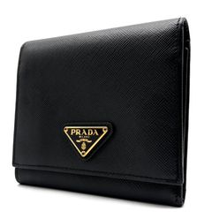 PRADA サイファーノトライアングル財布 Black - メルカリ