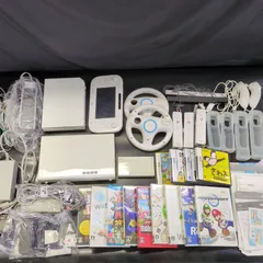 【D9930】[ジャンク品] 任天堂ゲーム機 まとめ Wii WiiU DS Lite 本体 スーパーマリオ3Dワールド マリオカートDSなど各種ソフトまとめ