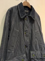 美品 Burgus Plus ヒッコリー デニム カバーオール - メルカリ