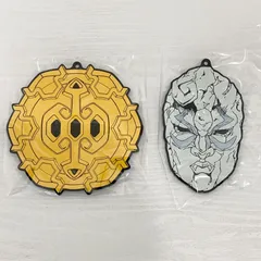 ジョジョの奇妙な冒険 EVIL PARTY 一番くじ ラバーコースター 2個セット パッショーネのバッジ 石仮面