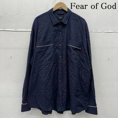 美品 FEAR OF GOD ETERNAL ボタンフロントシャツ ブラック44 - メルカリ