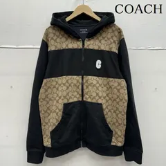 コーチ シグネチャー モノグラム 切替 ジップ パーカー C7817 メンズ L ISItems【USED】【古着】【中古】50157439