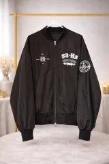 デザイナー オーバーサイズ ウィンドブレーカー アウター ジャケット ジップアップ 105110115 サイズ 程度