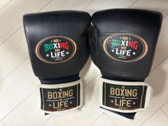 GRANT（グラント）製ボクシンググローブ8oz（ブラック／レッド