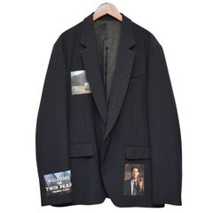 Yohji Yamamoto 17AW サムライジャケット Yohji Yamamotoヨウジヤマモト 17AW サムライ柄ジャケット2 黒 - メルカリ