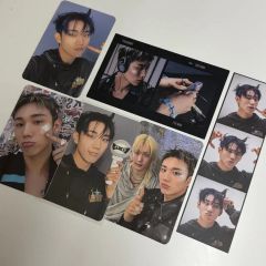 BTS JIN ロングステッカー・両面ホログラムフォトカード・クリアフォト