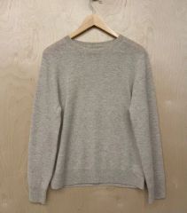 DEMYLEE デミリー カシミヤ100%クルーネックニット サイズS グレー