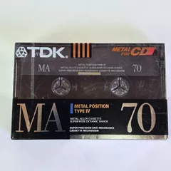 TDK オーディオカセットテープ MA-70 メタルポジション TYPE IV METAL メタルテープのサムネイル