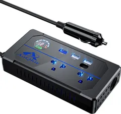 車載用　インバーター 25M908 カーインバーター シガーソケット コンセント 200W DC12Vを