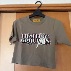 HYSTERIC GLAMOUR GROUPIES グラフィック クロップド Tシャツ