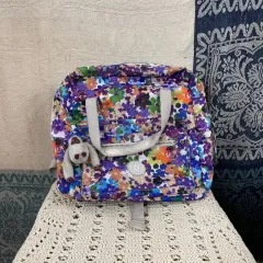 F Kipling フラワーパターン ゴリラキーホルダー バックパック バッグ