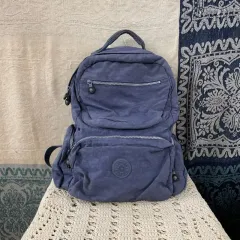 Kipling キプリング ヴィンテージ ブルーグレー バックパック バッグのサムネイル
