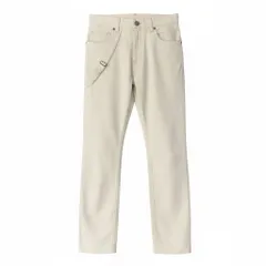 55d30 ALEXANDER MCQUEEN アレキサンダーマックイーン ワークパンツ カラーデニム ボトムス イタリア製 アイボリー系 コットン100％ メンズ 紳士服u02tのサムネイル