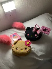 ギャルハローキティ(ハローキティ) コインケース キーホルダー カラビナ Sanrio サンリオ