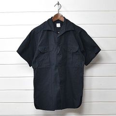 POST O'ALLS 半袖シャツ ネイビー Mサイズ　リネン　linen POST O'ALLS 半袖シャツ ネイビー Mサイズ リネン linen - メルカリ
