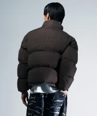 THRASHER(スラッシャー) エンボス ロゴ ショート パファー ダウン ブラウンのサムネイル