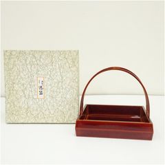 飛騨春慶塗 手付き二段重箱 角切り箸付き 伝統工芸品 - メルカリ