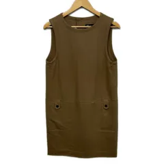 YORKLAND(ヨークランド) ワンピース サイズ9AR S レディース美品  - ライトブラウン ノースリーブ/ひざ丈のサムネイル