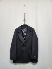 BEATRICE フェイクレザー ファー付き ジャケット アイボリー - メルカリ