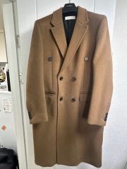 美品 神々の繊維 ビキューナ ダブルチェスターコート 極上カシミヤ 最