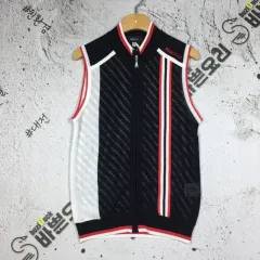 FILA フィラ ゴルフ レディース ジップアップ ベスト ブラック 90 3800238のサムネイル