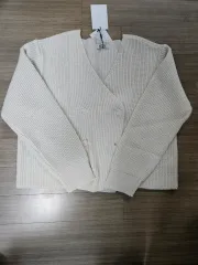 ダブルボタン カーディガン