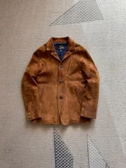 美品 Gold 東洋エンタープライズ ディアスキン スエード レザー 