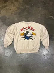 1970s MICKY スウェットシャツ ディズニー スウェットシャツ XL